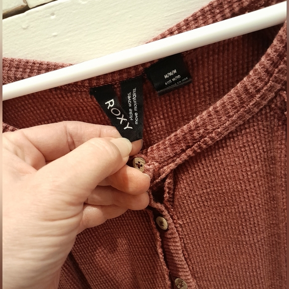 Roxy baby doll shirt size M - Picture 2 of 2